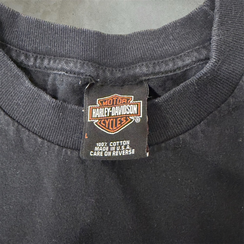 Vintage 1999 Harley Davidson Maui Hawaii T Shirt Black Mens Large Made in USA - Picture 3 of 9